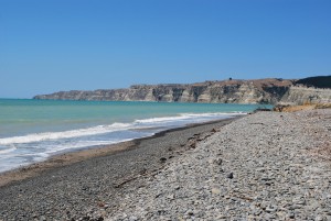 The north side of Cape Kidnapper's.