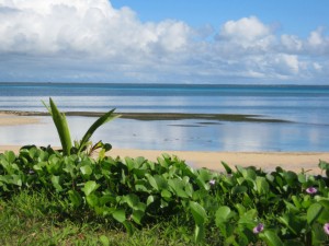 Looking toward the main island of Tongatapu.